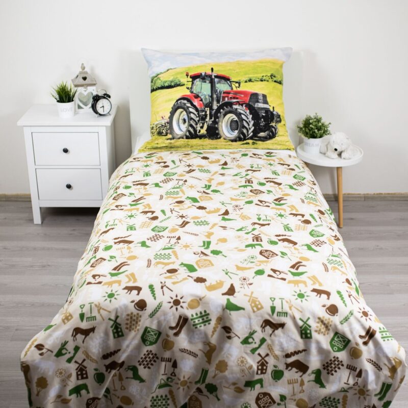 100% katoen dekbedset trekker rood 140 x 200 cm 70x90 cm van Sweet Home in 140 x 200 cm