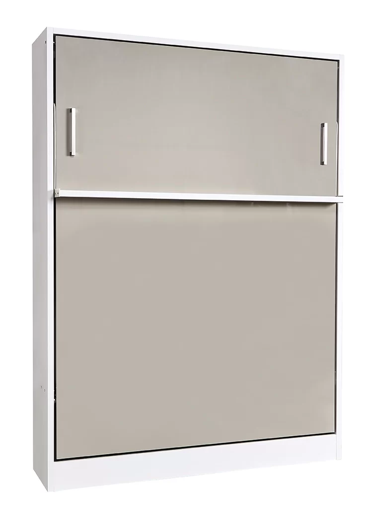 Opklapbed Twin Genis 100 x 200 cm Taupe
