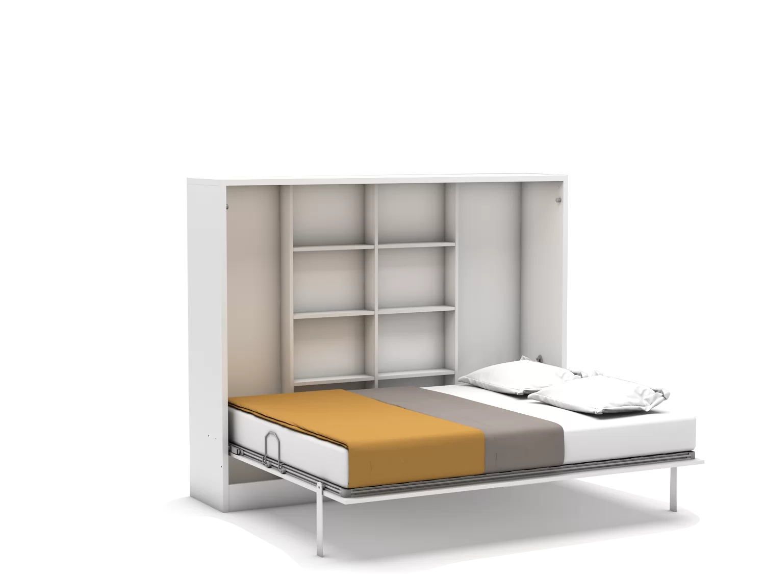 Multimo opklapbed Couple 1123 - Wit
