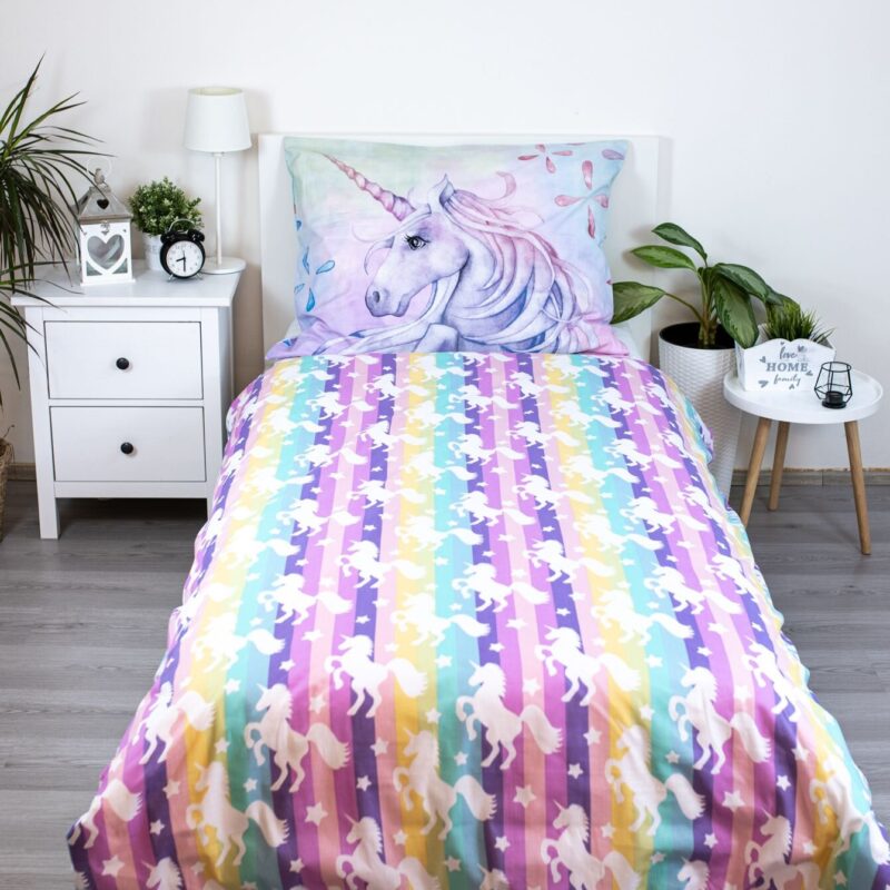 100% katoen dekbedset van Unicorn in 140 x 200 cm