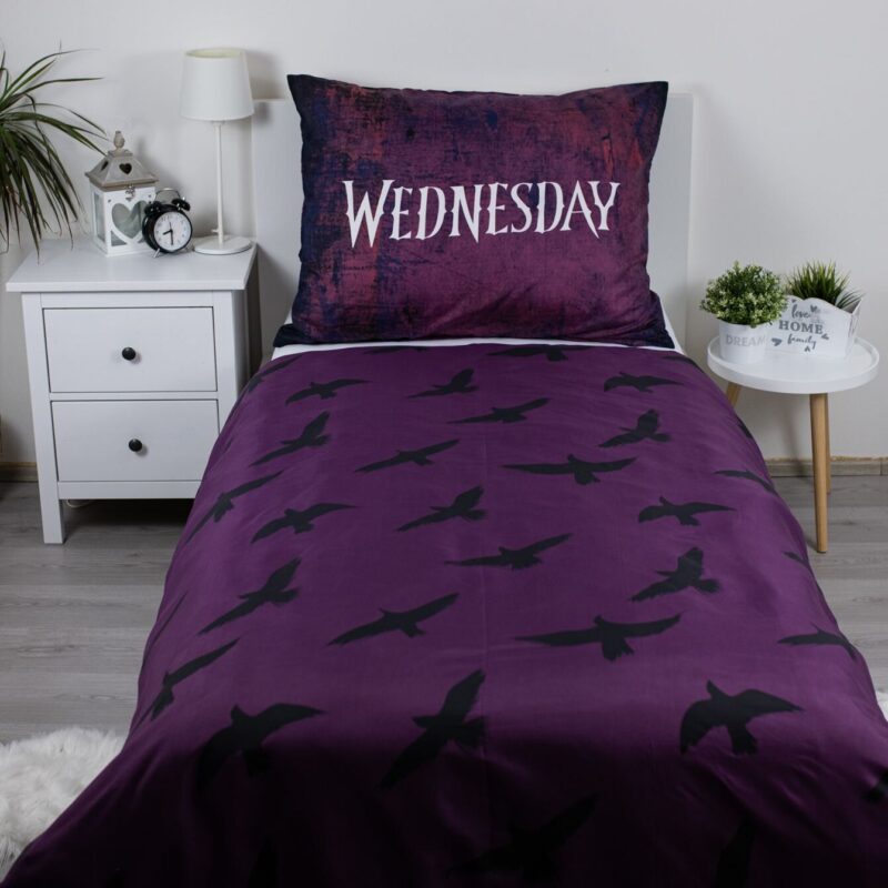 Polyester dekbedset van Wednesday in 140 x 200 cm
