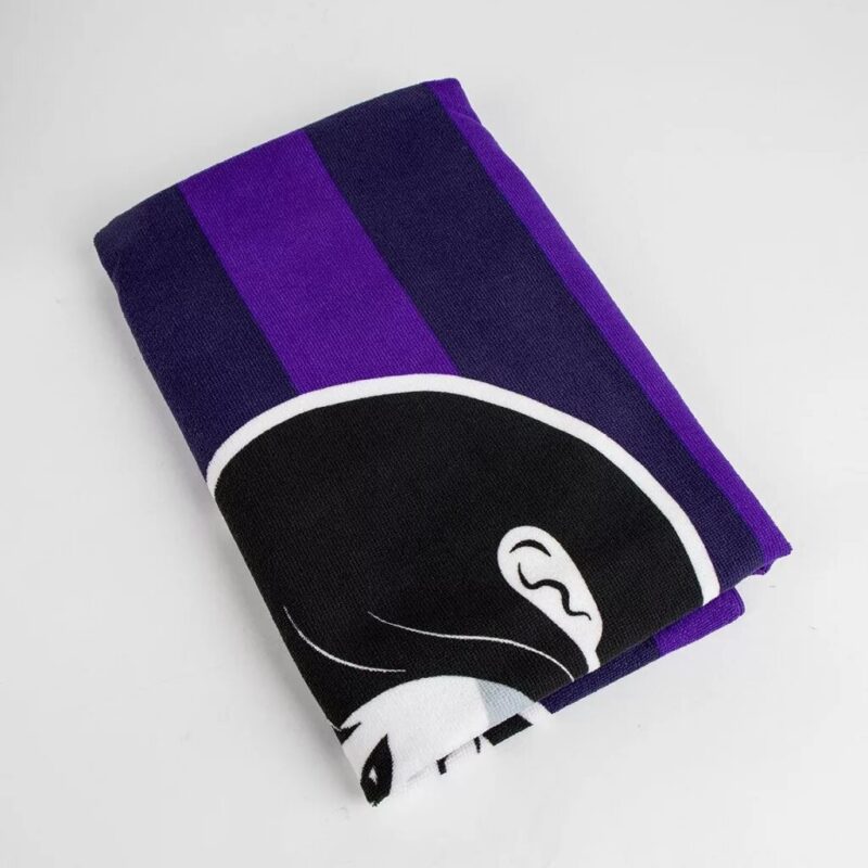 100% Polyester strandhanddoek paars 70 x 140 cm van Wednesday in 70 x 140 cm