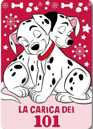 101 Dalmatiërs fleece deken 100 x 140 cm - Rood - 100 x 140 cm - 100% Polyester