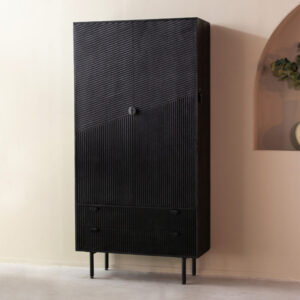 Label51 kast Cotia - Zwart - Mangohout - foto 1