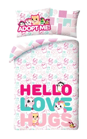 Adopt Me dekbedovertrek 140 x 200 cm - Multicolor - 140 x 200 cm - 100% katoen