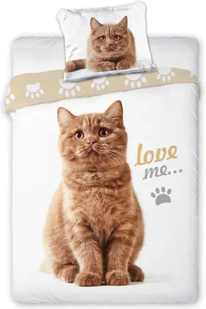 Animal Pictures dekbedovertrek Love Me - Multicolor - 140 x 200 cm - 100% katoen