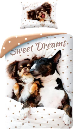 Animal Pictures dekbedovertrek Sweet Dreams 140 x 200 cm 70 x 90 c - Roze - 140 x 200 cm - 100% katoen
