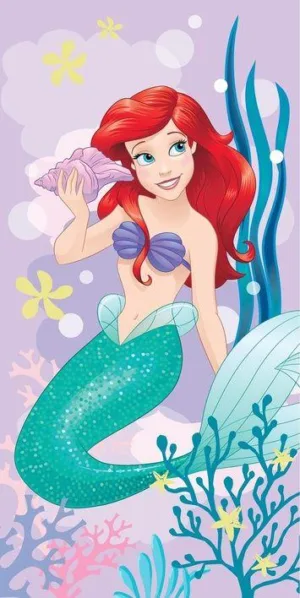 Disney Princess strandlaken 70 x 140 cm - Multicolor - 70 x 140 cm - 100% katoen