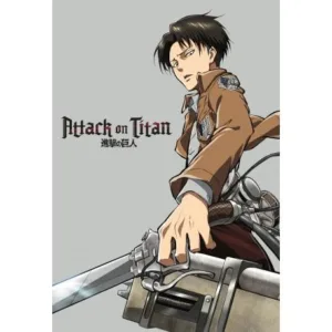 Attack on Titan plaid 130 x 170 cm - Blauw - 130 x 170 cm - 100% Polyester