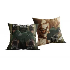 Attack on Titan sierkussen - Multicolor - 40 x 40 cm - 100% Polyester