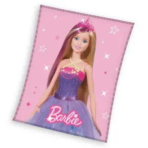 Barbie plaid 150 x 200 cm Roze - Roze - 150 x 200 cm - 100% Polyester