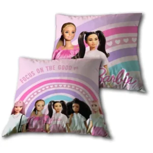 Barbie sierkussen 40x40 cm - Multicolor - 40 x 40 cm - 100% katoen