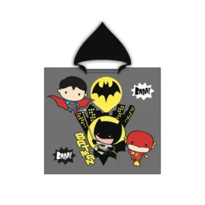 Batman poncho - Wit/Rood - 60 x 120 cm - Katoen