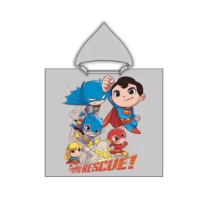 Batman poncho rescue - Grijs - 55 x 110 cm - 100% Polyester