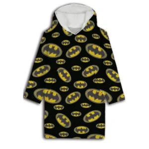 Batman poncho zwart 7 - Multicolor - 7 - 14 jaar - 100% Polyester