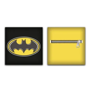 Batman sierkussen logo - Zwart/Geel - 35 x 35 cm - 100% Polyester