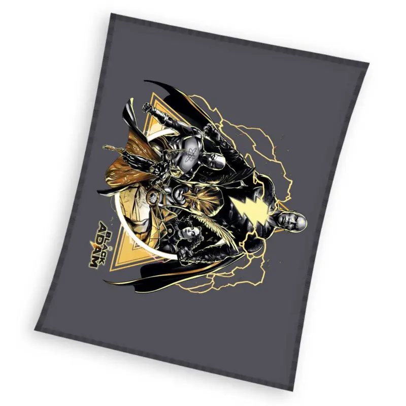 Black Adam plaid 150 x 200 cm - Multicolor - 150 x 200 cm - 100% Polyester