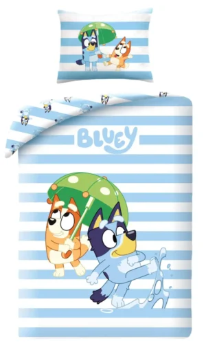Bluey dekbedovertrek splash 140 x 200 cm - Multicolor - 140 x 200 cm - 100% katoen