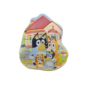 Bluey sierkussen familie 40 cm - Multicolor