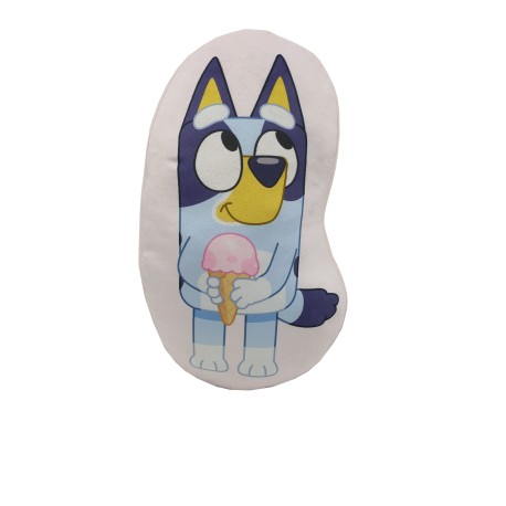 Bluey sierkussen ijsje 40 cm - Wit