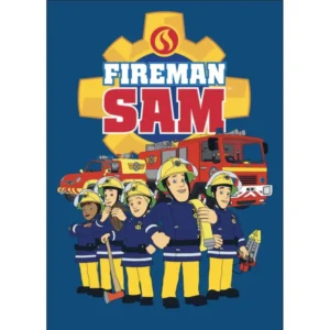 Brandweerman Sam plaid 100 x 140 cm - Multicolor - 100 x 140 cm - 100% Polyester