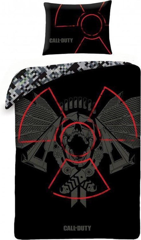 Call of Duty dekbedovertrek Nuclear 140 x 200 cm - Multicolor - 140 x 200 cm - 100% katoen