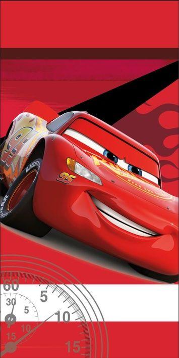 Cars strandlaken 70 x 140 cm Rood - Rood - 70 x 140 cm - 100% katoen