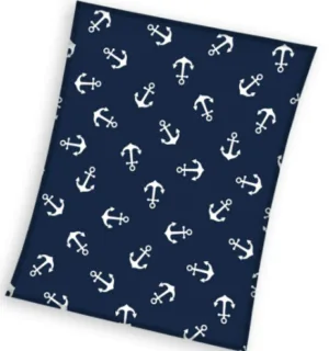 Sweet Home plaid blauw 150x200cm - Blauw - 150 x 200 cm - 100% Polyester