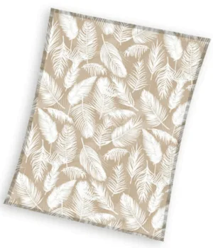 Sweet Home plaid veren wit 150x200cm - Wit - 150 x 200 cm - 100% Polyester