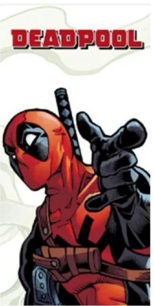 Deadpool handdoek polyester 70 x 140 cm - Multicolor - 70 x 140 cm - 100% Polyester