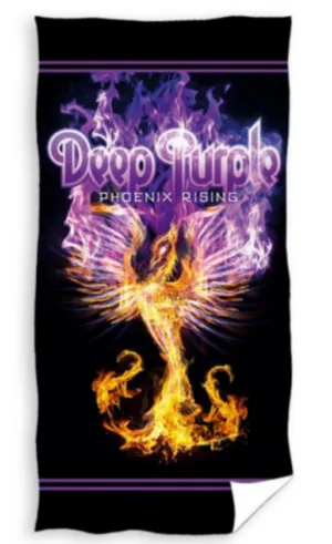 Deep Purple strandlaken 70 x 140 cm - Multicolor - 70 x 140 cm - 100% katoen