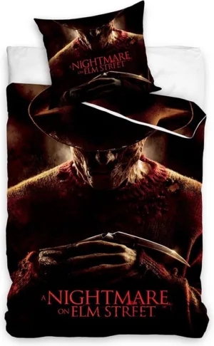Warner Bros. dekbedovertrek A Nightmare on Elm street - Multicolor - 140 x 200 cm - 100% katoen