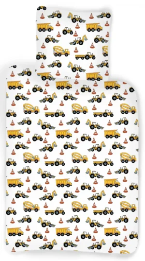Sweet Home dekbedovertrek 140 x 200 cm 60 x 63 cm - Multicolor - 140 x 200 cm - 100% katoen