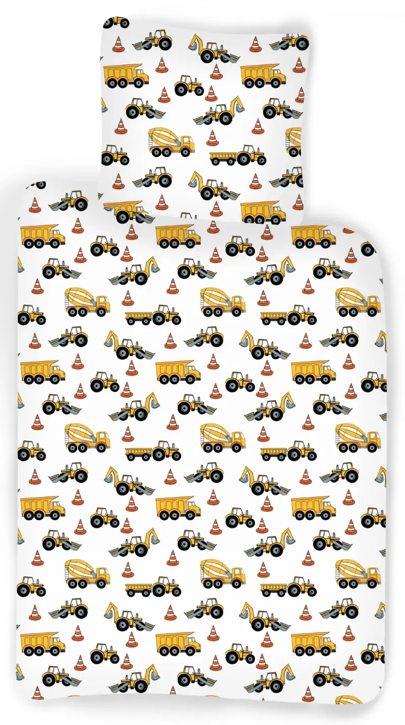 Sweet Home dekbedovertrek 140 x 200 cm 60 x 63 cm - Multicolor - 140 x 200 cm - 100% katoen