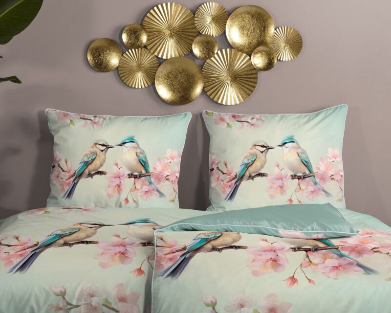 100% katoen/satijn dekbedset "" van Descanso in 135 x 200 cm
