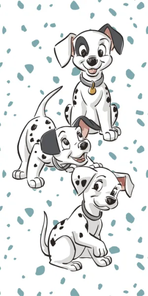 101 Dalmatiërs strandlaken play 70 x 140 cm - Multicolor - 70 x 140 cm - 100% katoen