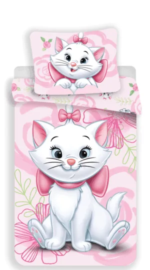 Disney AristoCats dekbedovertrek Roze - Roze - 140 x 200 cm - 100% katoen