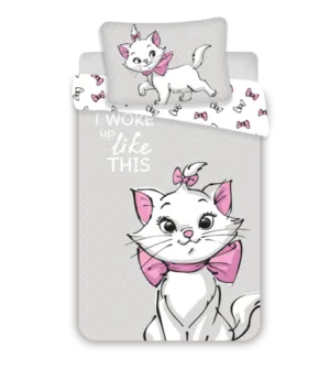 Disney AristoCats dekbedovertrek - Grijs - 100 x 135 cm - Katoen