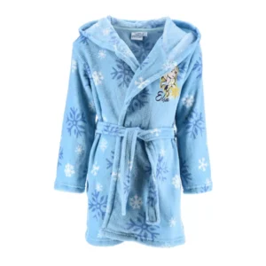 Disney Frozen badjas - Blauw - 3 jaar / 98 cm, 4 jaar / 104 cm, 6 jaar / 116 cm, 8 jaar / 128 cm - 100% Polyester