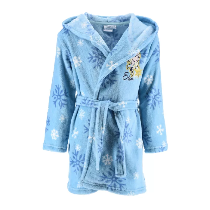 Disney Frozen badjas - Blauw - 3 jaar / 98 cm, 4 jaar / 104 cm, 6 jaar / 116 cm, 8 jaar / 128 cm - 100% Polyester