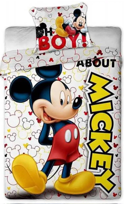 Disney Mickey Mouse dekbedovertrek 140 x 200 cm - Multicolor - 140 x 200 cm - 100% Polyester