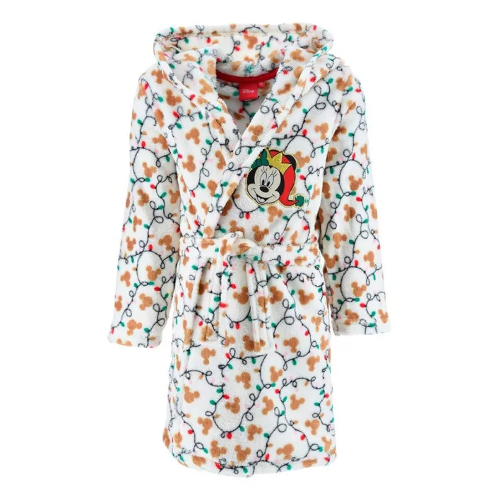 Disney Minnie Mouse badjas - Multicolor - 3 jaar / 98 cm, 4 jaar / 104 cm, 6 jaar / 116 cm, 8 jaar / 128 cm - 100% Polyester - foto 1