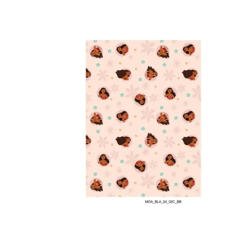 Disney Vaiana plaid 110 x 150 cm - Multicolor - 110 x 150 cm - 100% Polyester