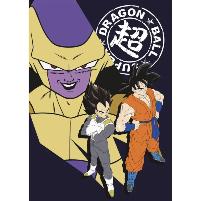 Dragon Ball Z fleece deken 100 x 140 cm - Multicolor - 100 x 140 cm - 100% Polyester