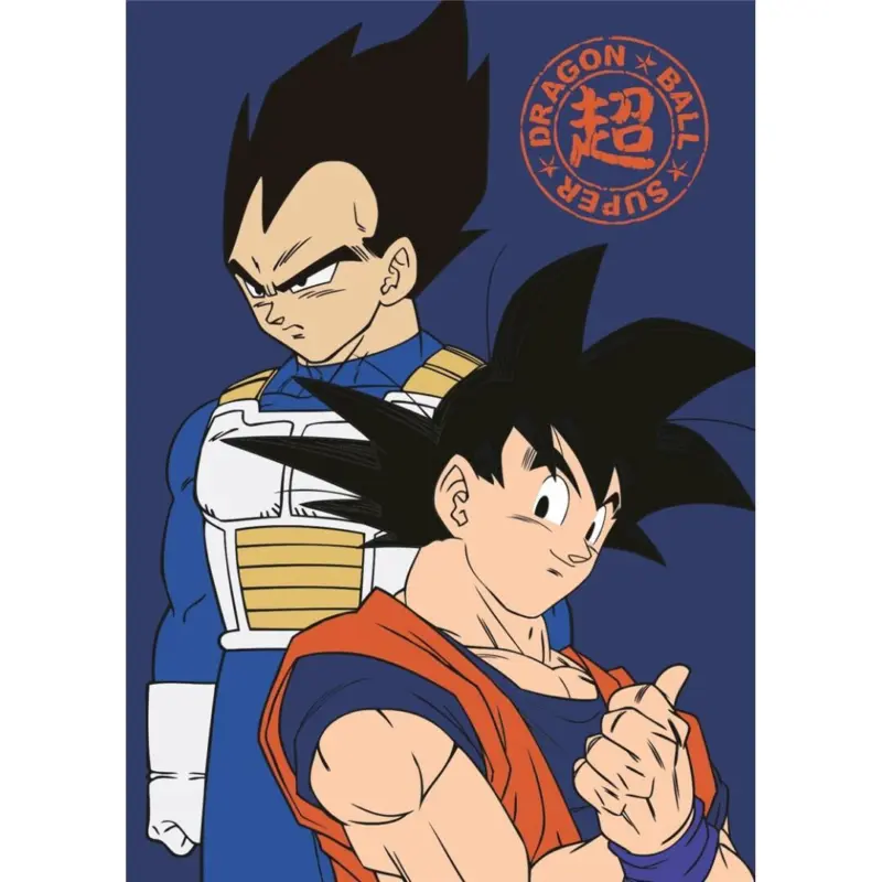 Dragon Ball Z fleece deken Goku & Vegetta 100 x 140 cm - Multicolor - 100 x 140 cm - 100% Polyester