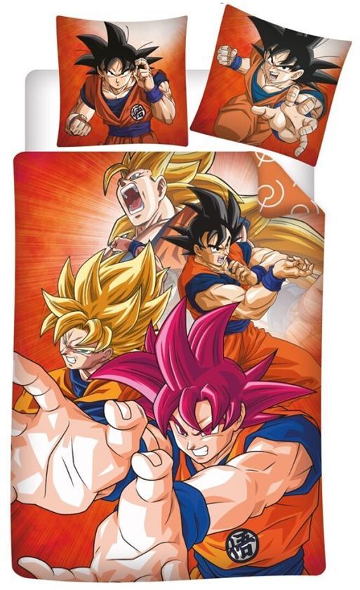 Dragon Ball Z dekbedovertrek 140 x 200 cm - Multicolor - 140 x 200 cm - 100% Polyester