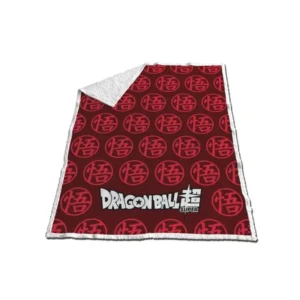 Dragon Ball Z plaid rood 130 x 170 cm - Rood - 130 x 170 cm - 100% Polyester