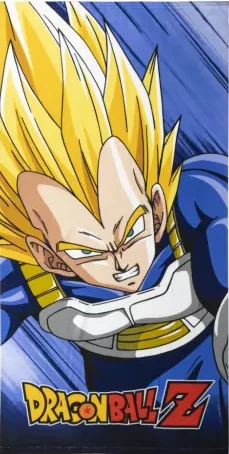 Dragon Ball Z strandlaken Vegeta 70 x 140 cm - Multicolor - 70 x 140 cm - 100% Polyester