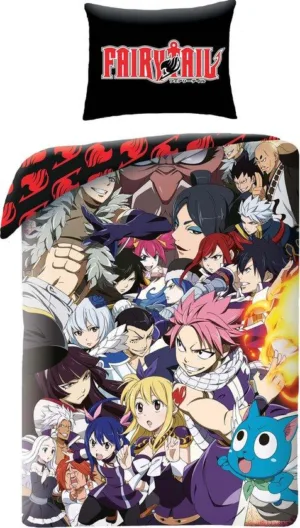 Fairy Tail dekbedovertrek Lucy Heartfilia 140x200cm polyester - Multicolor - 140 x 200 cm - 100% Polyester