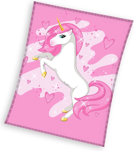 Sweet Home plaid 150 x 200 cm - Roze - 150 x 200 cm - 100% Polyester